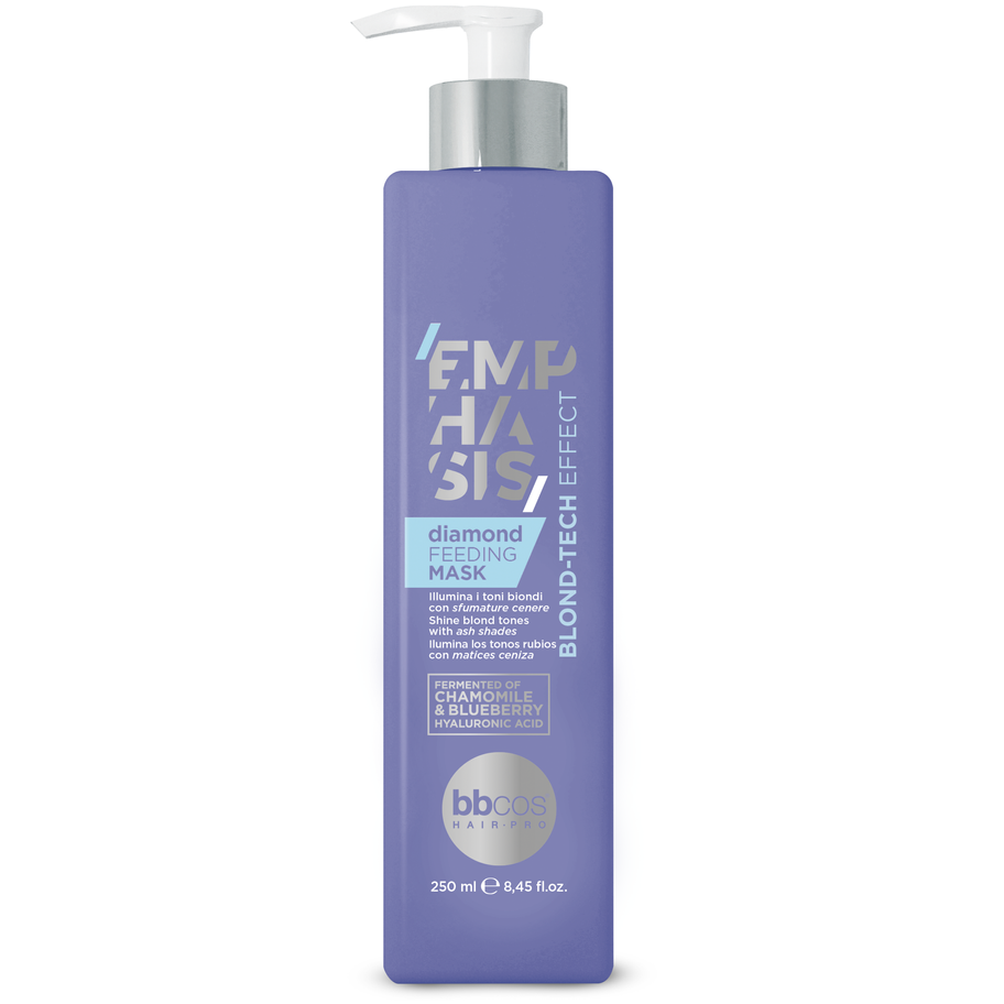 EMPHASIS BLOND-T DIAMOND pelenų spalvos kaukė 250ml