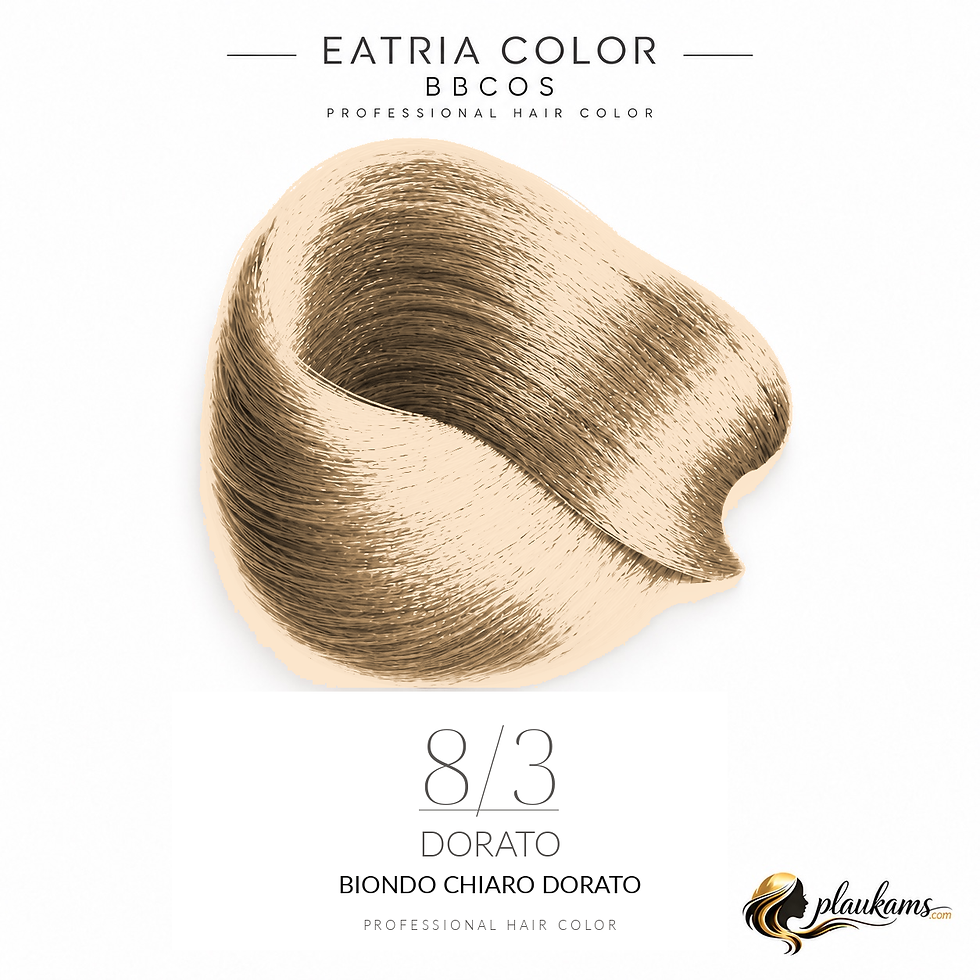 BBCOS EARTHIA COLOR NATHUE COMPLEX 8/3 plaukų dažai, 100 ml