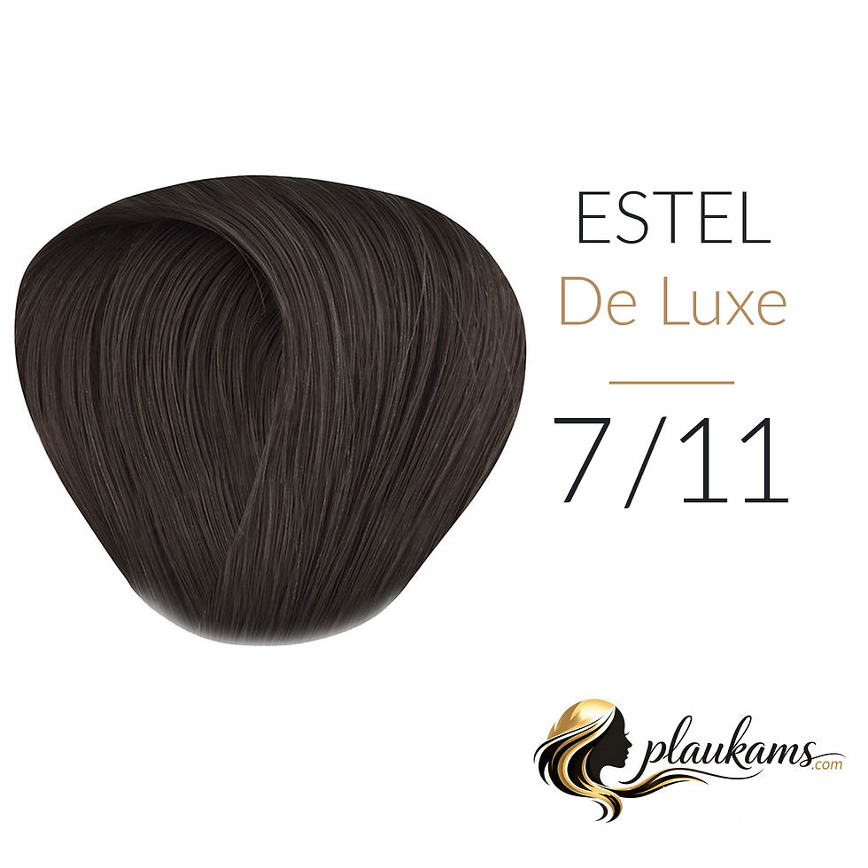 ESTEL De Luxe 7/11 plaukų dažai 60 ml