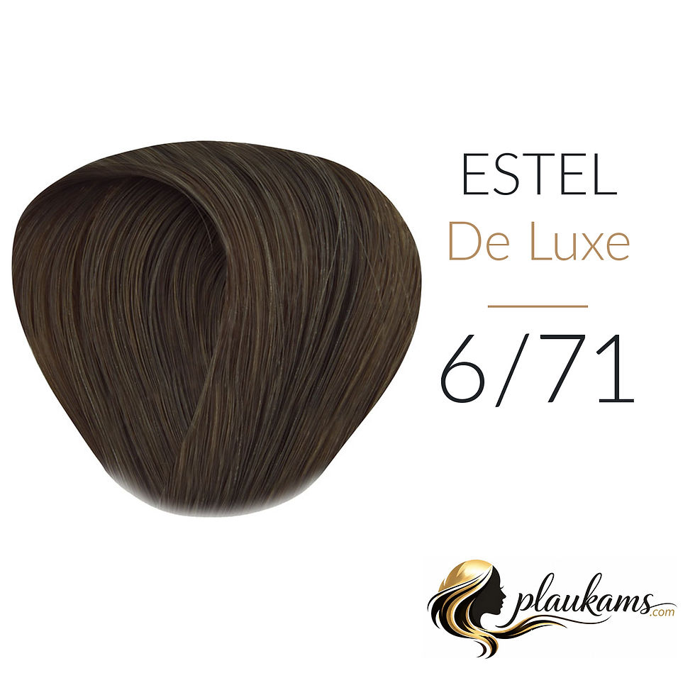 ESTEL De Luxe 6/71 plaukų dažai 60 ml
