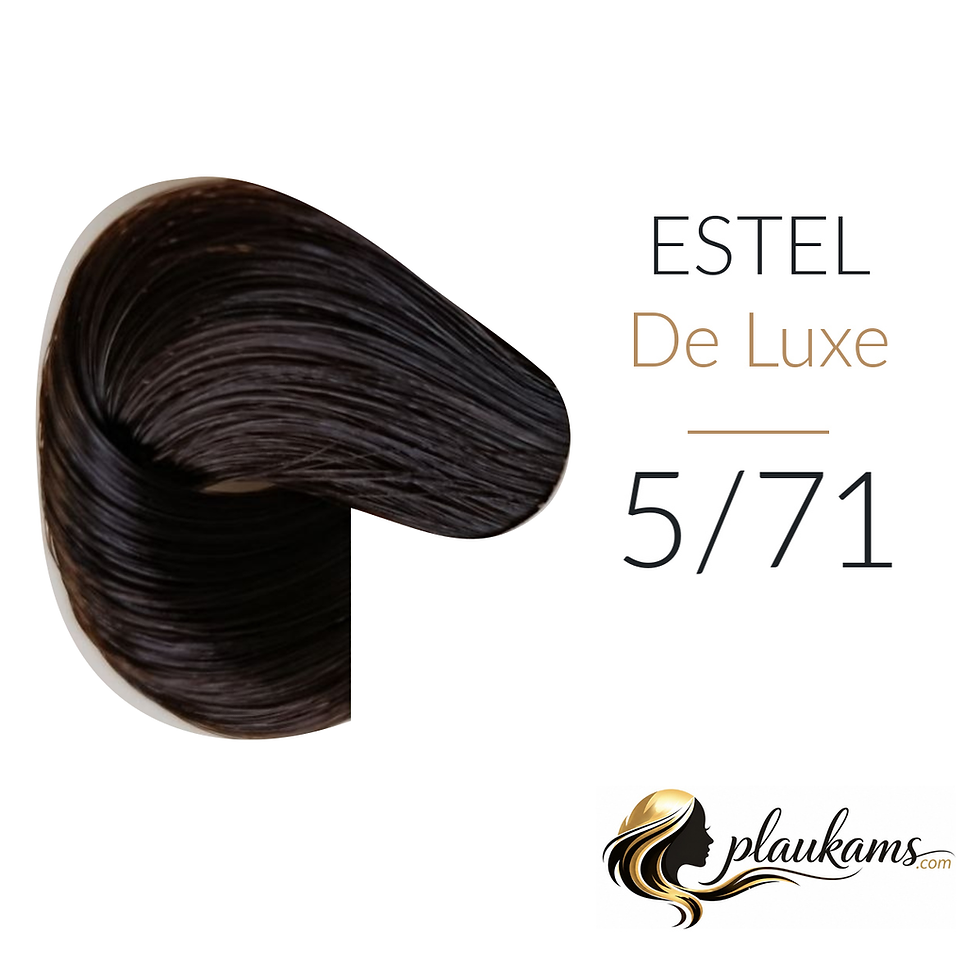 ESTEL De Luxe 5/71 plaukų dažai 60 ml