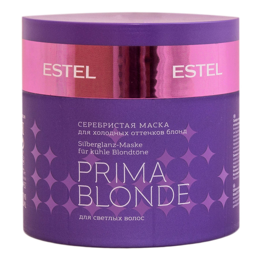Estel Prima Blonde Sidabrine kauke šaltiems blondinių atspalviams 300ml