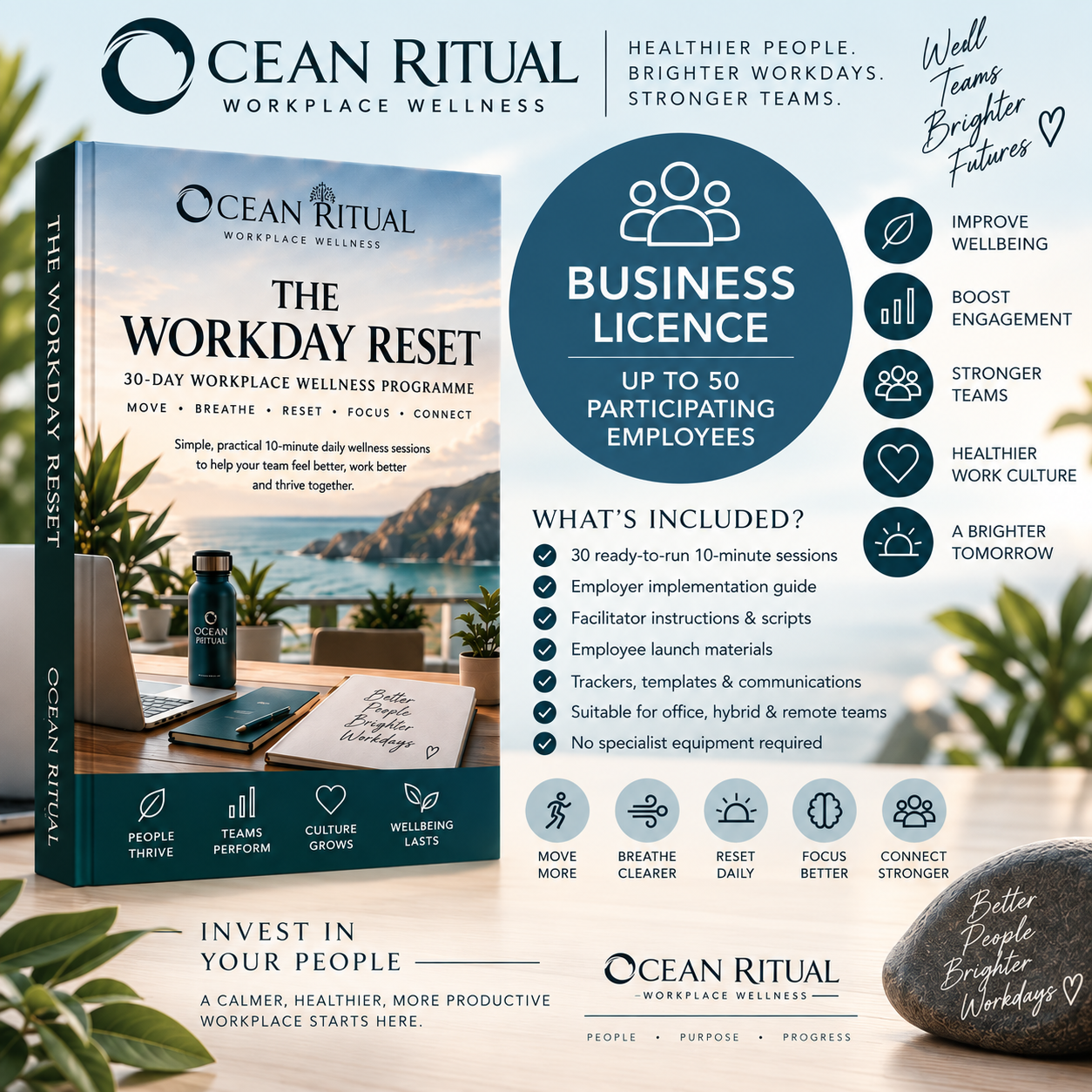 The Workday Reset | 30-Day Workplace Wellness Programme for Businesses