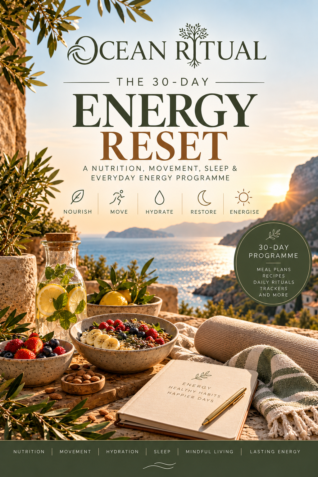 30-Day Energy Reset | Everyday Energy & Wellness Programme | Nutrition, Movement