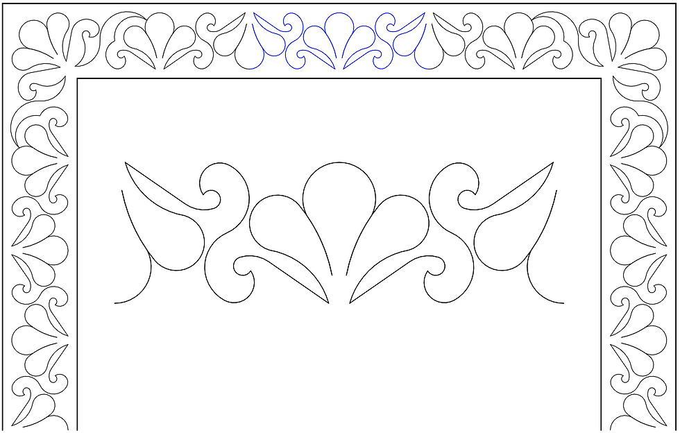 Decorative sashing design