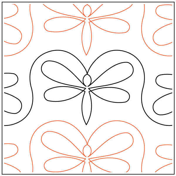 Dragonfly border