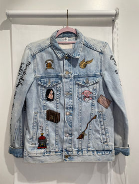 A Drippy Colours customised fashion creation.