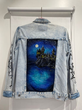 A Drippy Colours customised fashion creation.