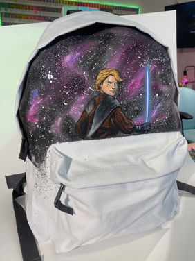 A Drippy Colours customised fashion creation.