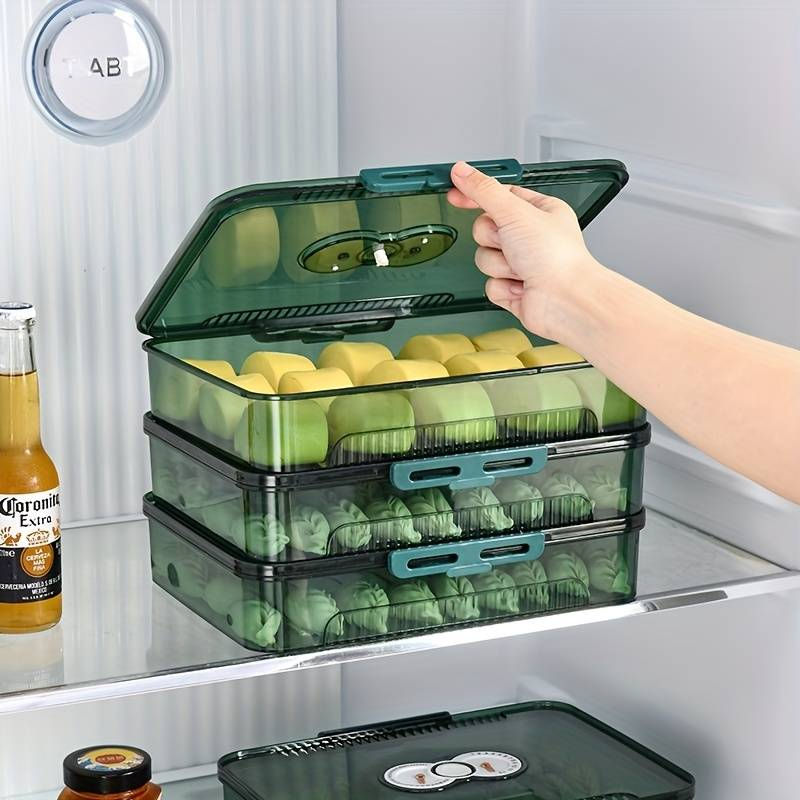 Thumbnail: Transparent Dumpling Storage Box