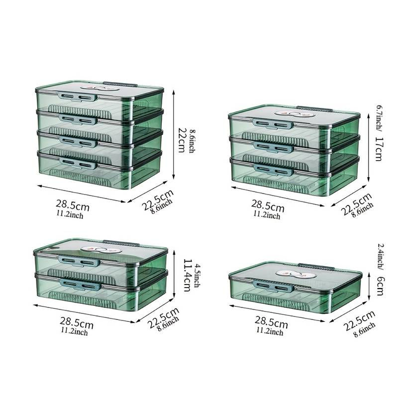 Thumbnail: Transparent Dumpling Storage Box