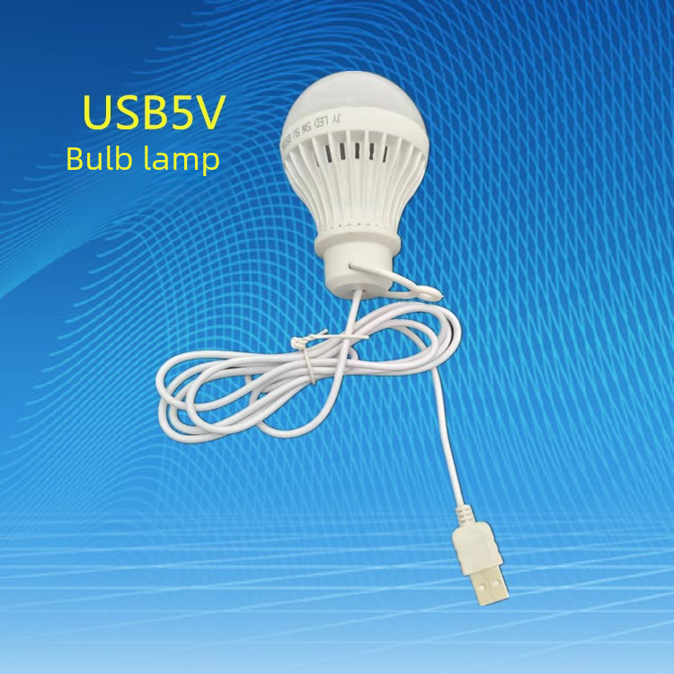 LED Bulb for Camping and Portable Use - 5V USB