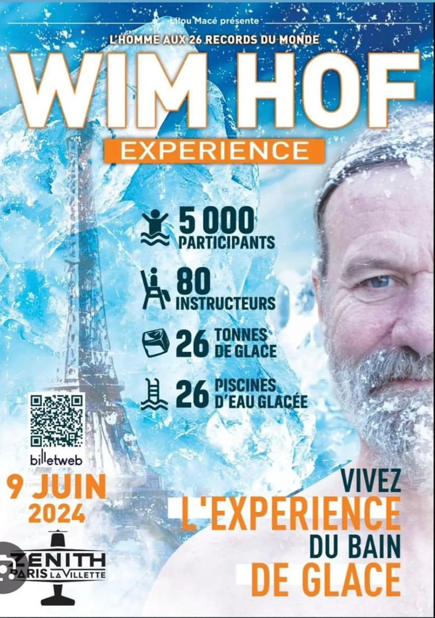 Wim Hof Experience - Paris - 9 juin 2024