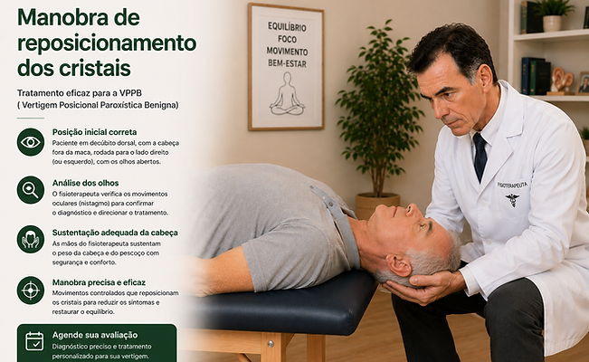 Fisioterapia vestibular domiciliar em Rio de Janeiro — Dr. Moacir Rodolfo Muruci
