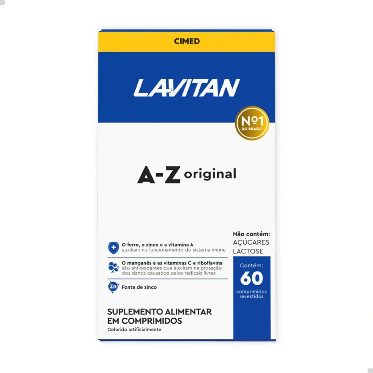 Lavitan A-Z multivitamínico com vitamina D e B12