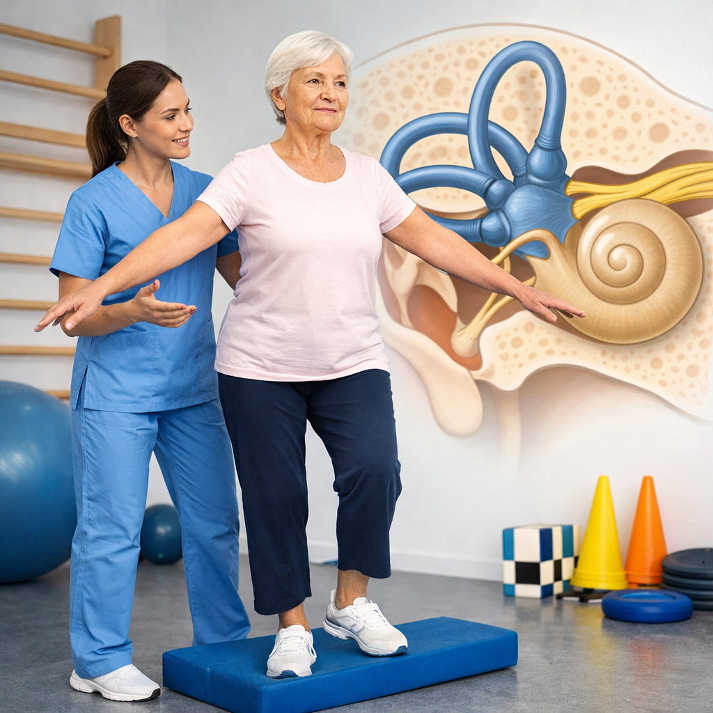 Treino de equilíbrio na reabilitação vestibular
