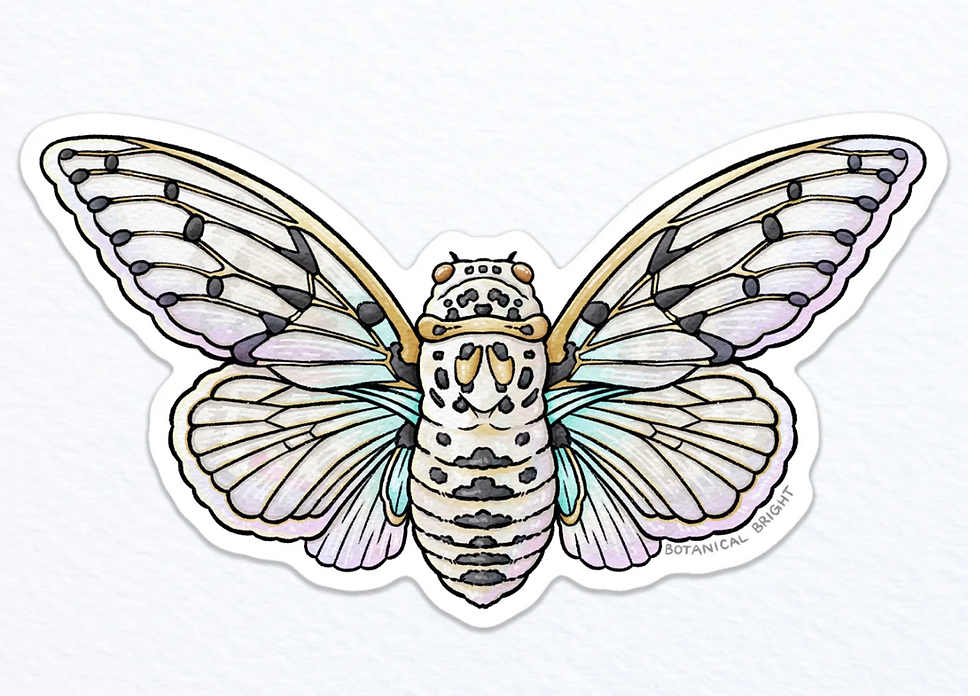 Thumbnail: Botanical Bright Other Insects and Pollinators Stickers