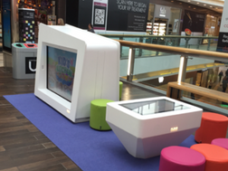 Play9 kids play interactive digital play along the way, Hammerson UNION SQUARE, Aberdeen Scotland