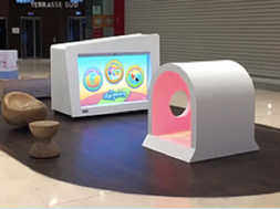 Play9 kids play interactive digital play along the way, Hammerson Terrasses du Port, France Shopping