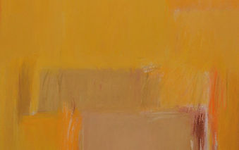 Giallo (pour Maria). Huile sur toile de coton. 85x80 cm. 2017