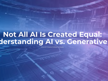 Not All AI Is Created Equal: Understanding AI vs. Generative AI