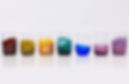 Set of 7 tumblers in the colours of the pride set