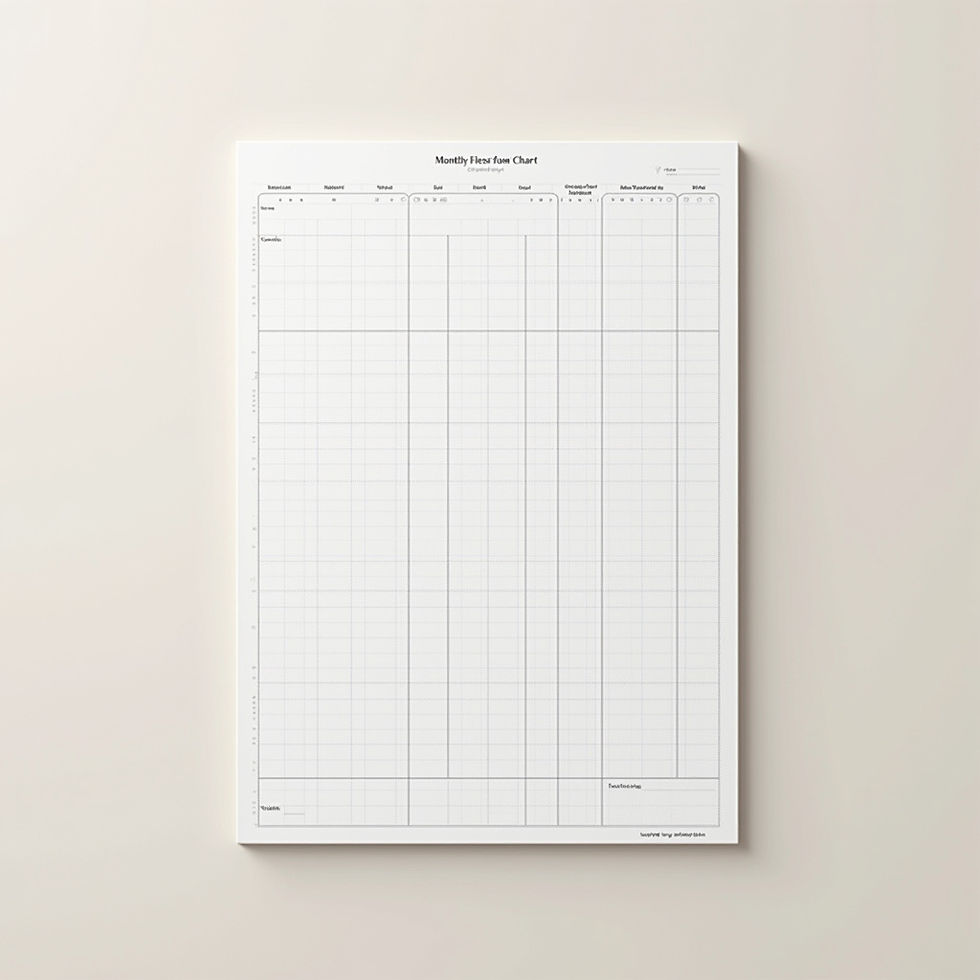 Monthly Flow Chart