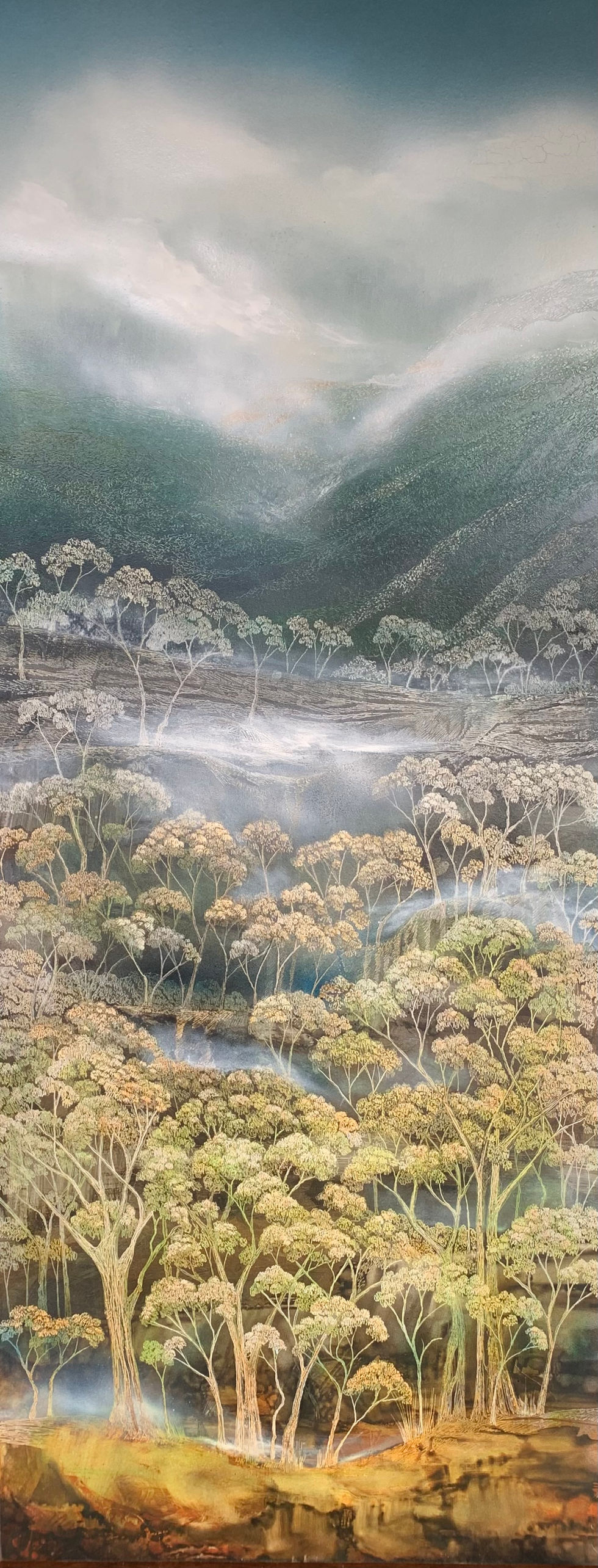 Wall's Lookout by Penelope Oates landscape art