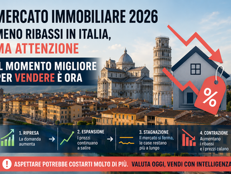 Mercato immobiliare Pisa 2026: i ribassi diminuiscono, ma è davvero il momento di aspettare?