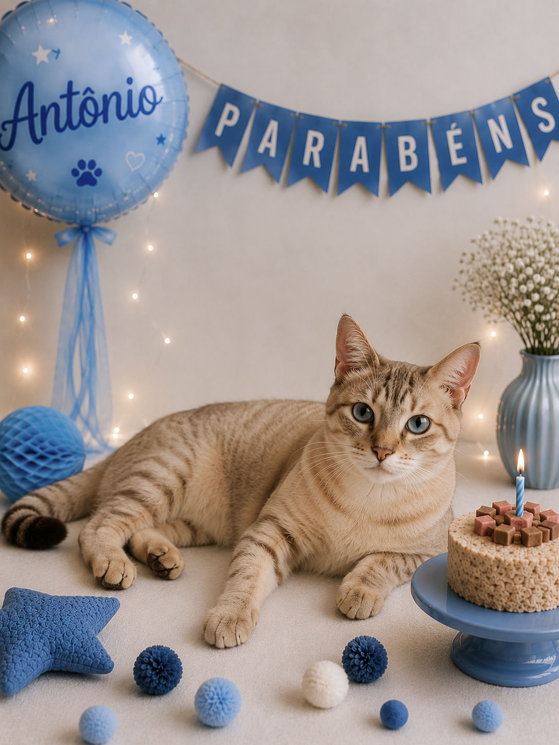 Pet Felino Aniversário D
