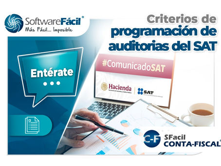 Criterios de programación de auditorías SAT