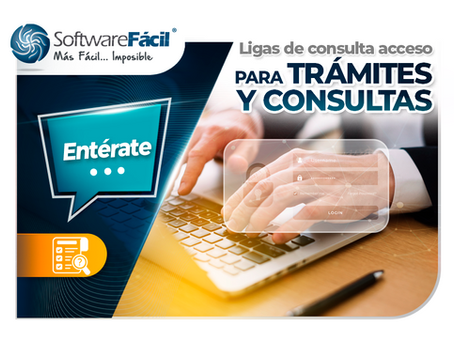 Ligas de acceso para trámites y consultas