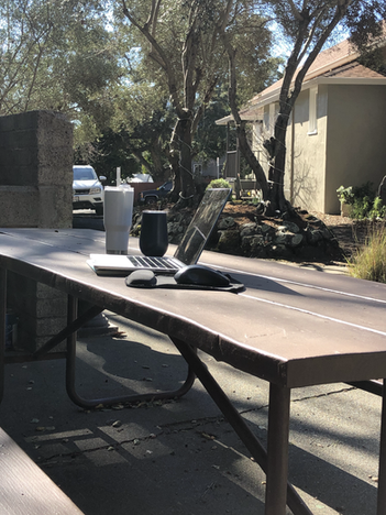 Subud Marin Picnic Table Courtyard Wifi
