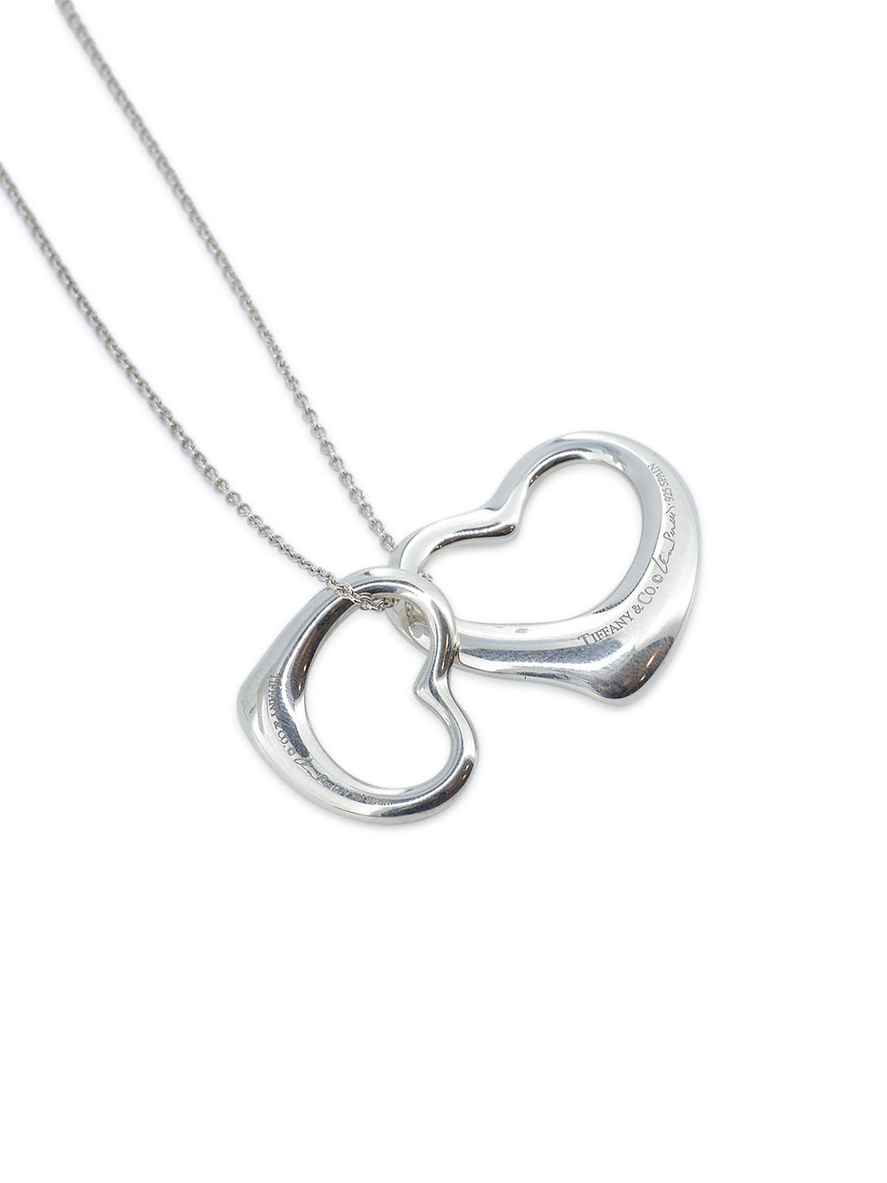 Thumbnail: Tiffany & Co. Open Heart Pendant Necklace