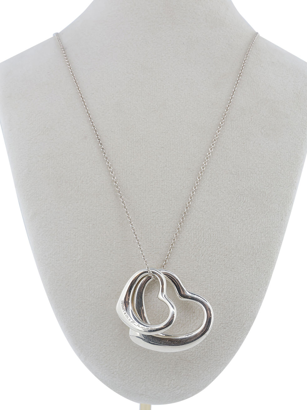 Thumbnail: Tiffany & Co. Open Heart Pendant Necklace