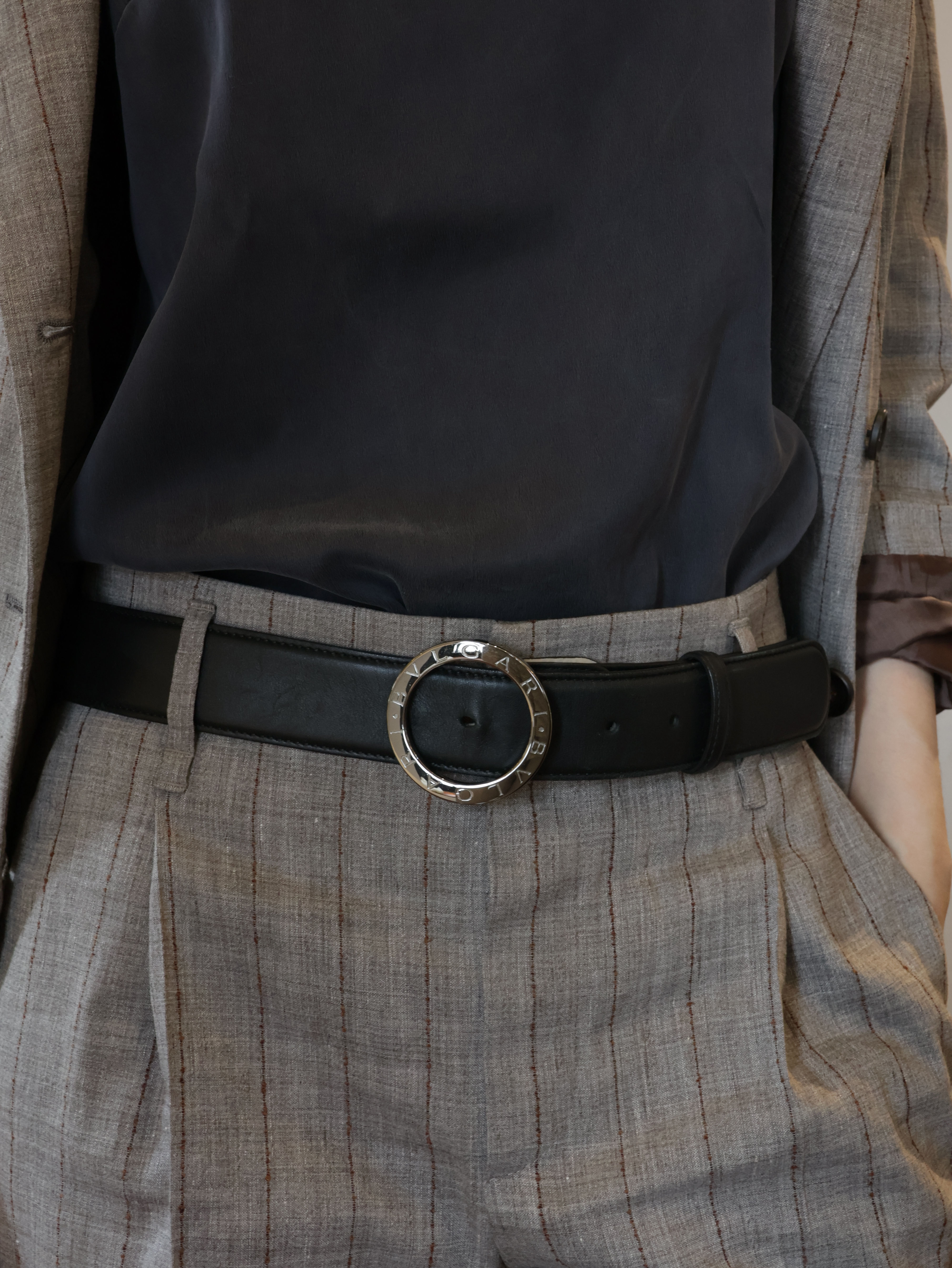 Bvlgari B.Zero Logo Belt