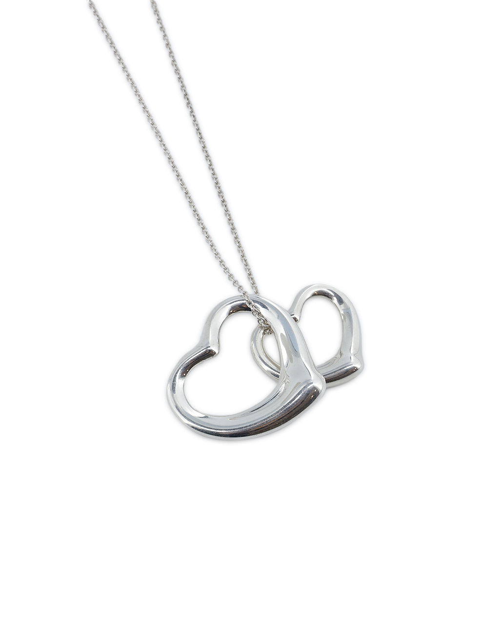 Thumbnail: Tiffany & Co. Open Heart Pendant Necklace