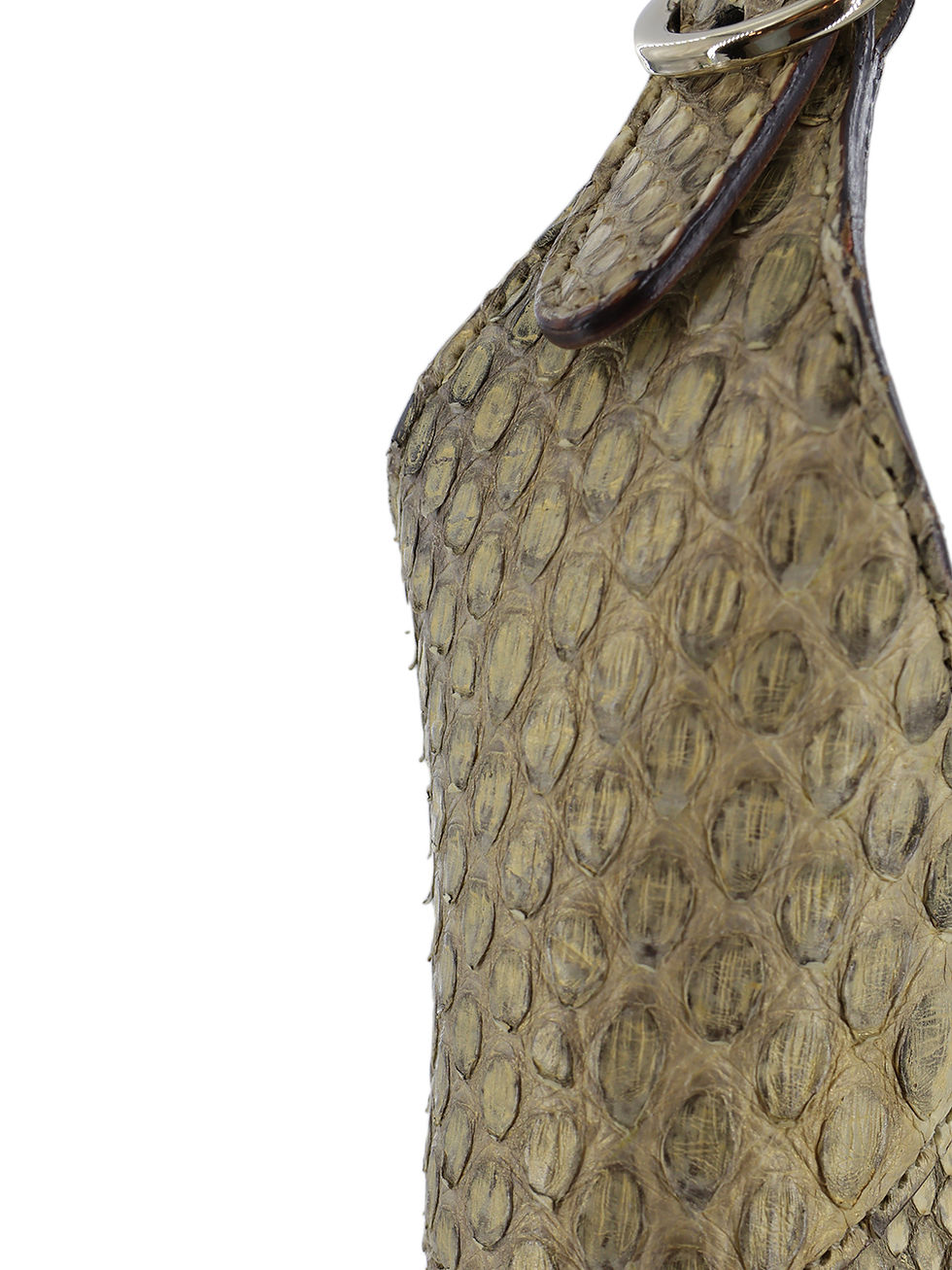 Thumbnail: Gucci Jackie Python Handbag