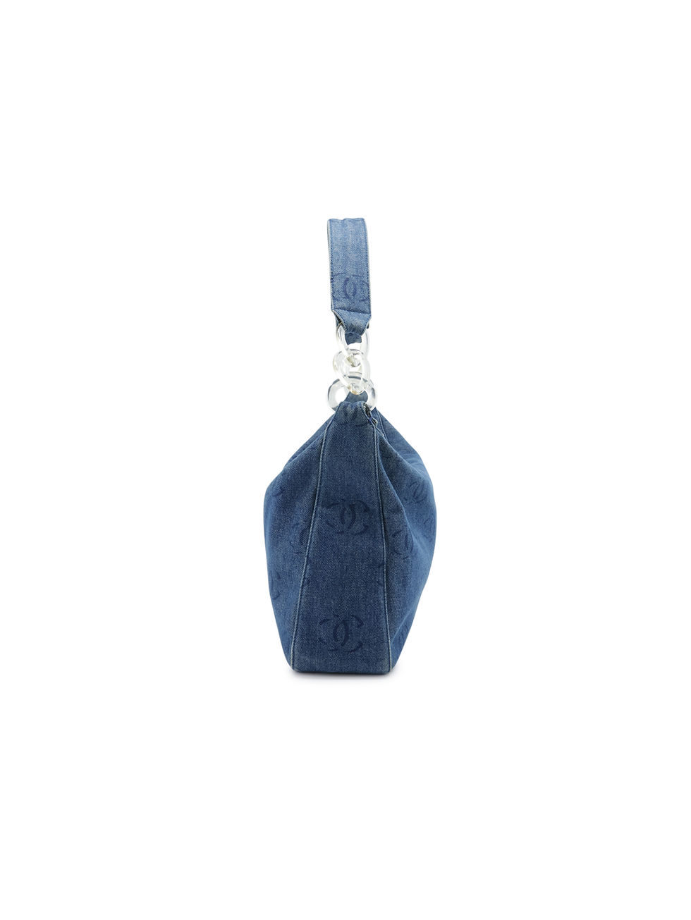 Thumbnail: Chanel CC Logo Denim Handbag