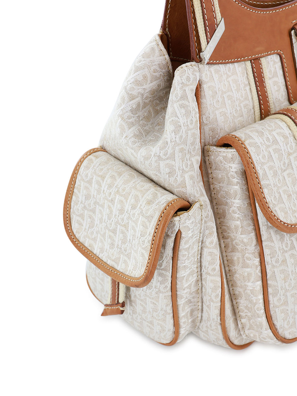 Thumbnail: Christian Dior Diorissimo Multi-Pocket Shoulder Bag