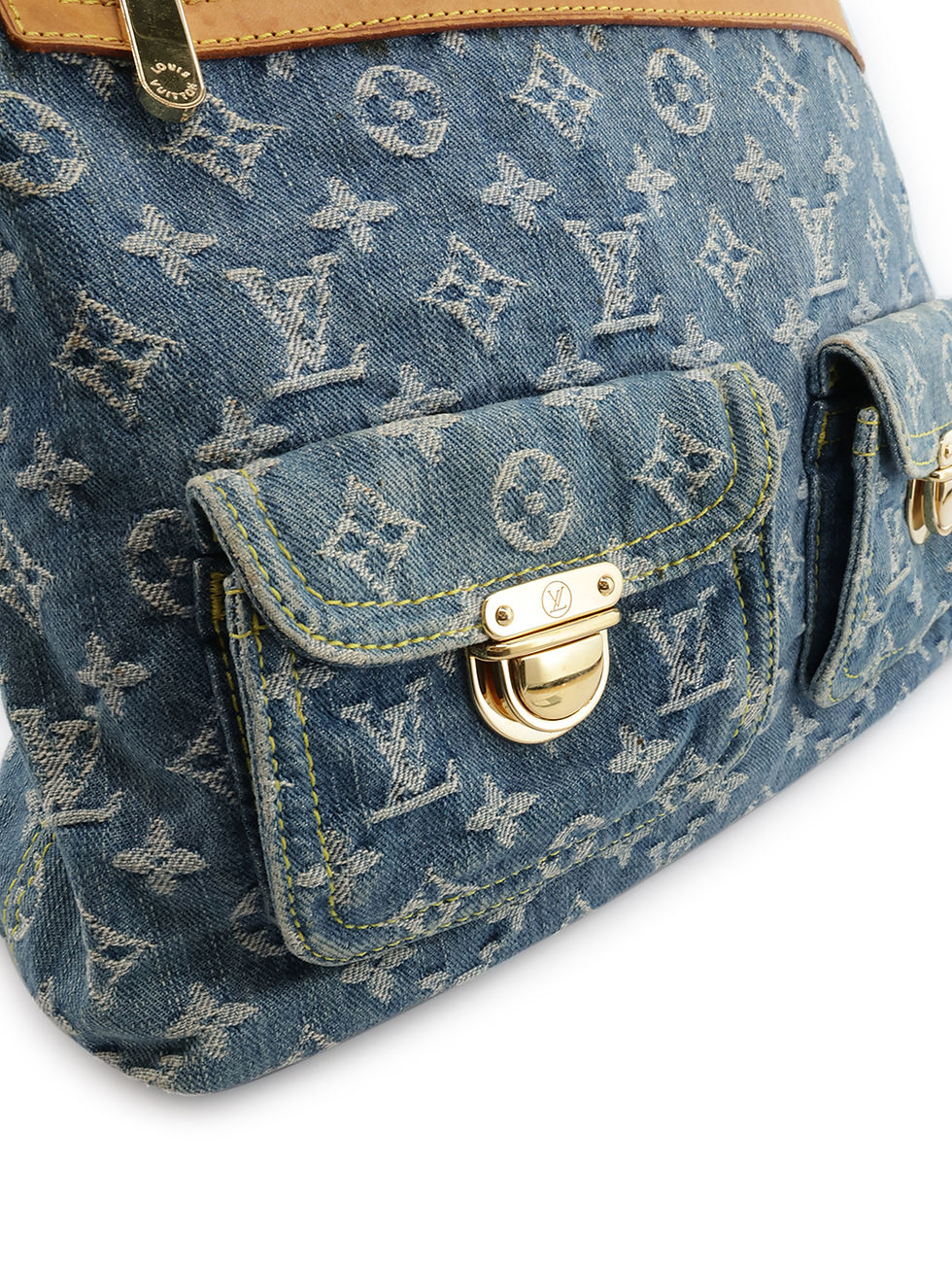Thumbnail: Louis Vuitton Denim Baggy GM Shoulder Bag