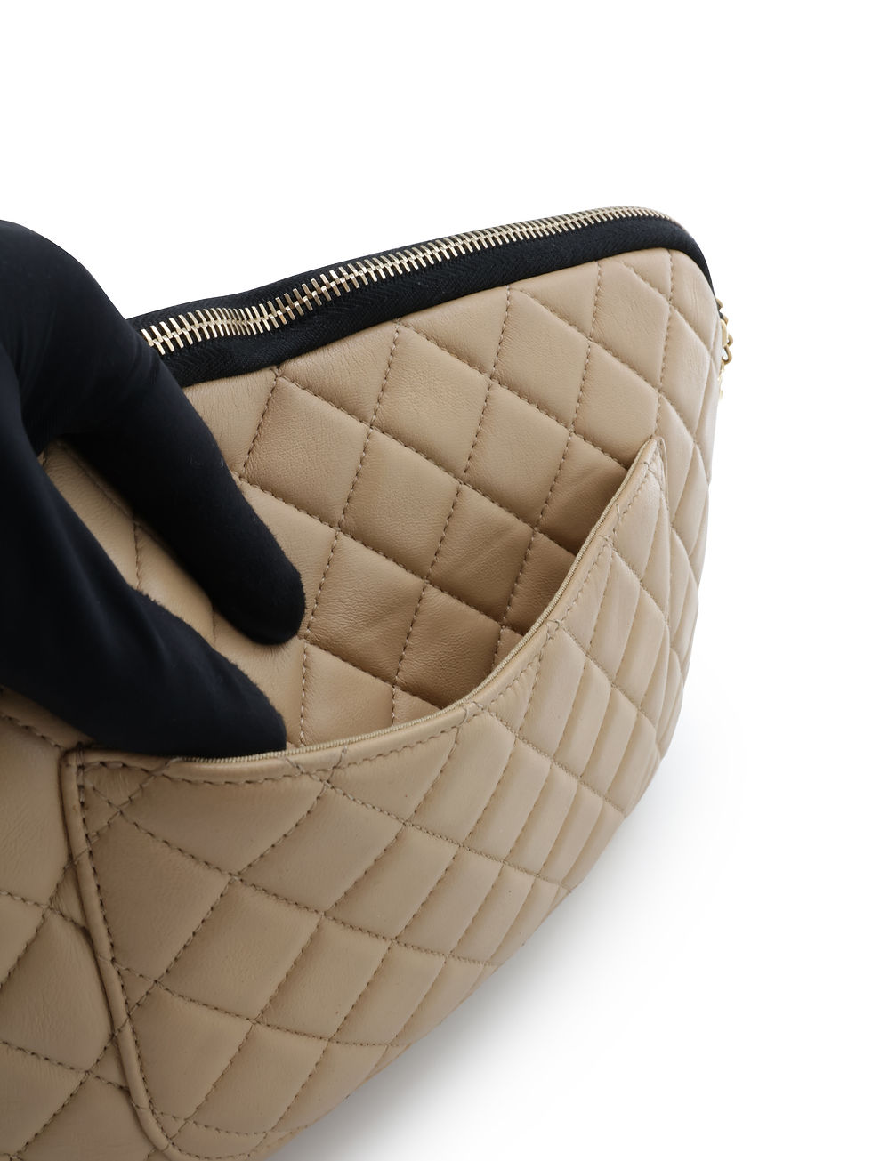 Thumbnail: Chanel Small Girl Matelasse Chain Crossbody Bag