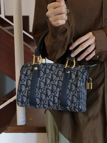 Christian Dior Mini Boston Handbag | Née Vintage