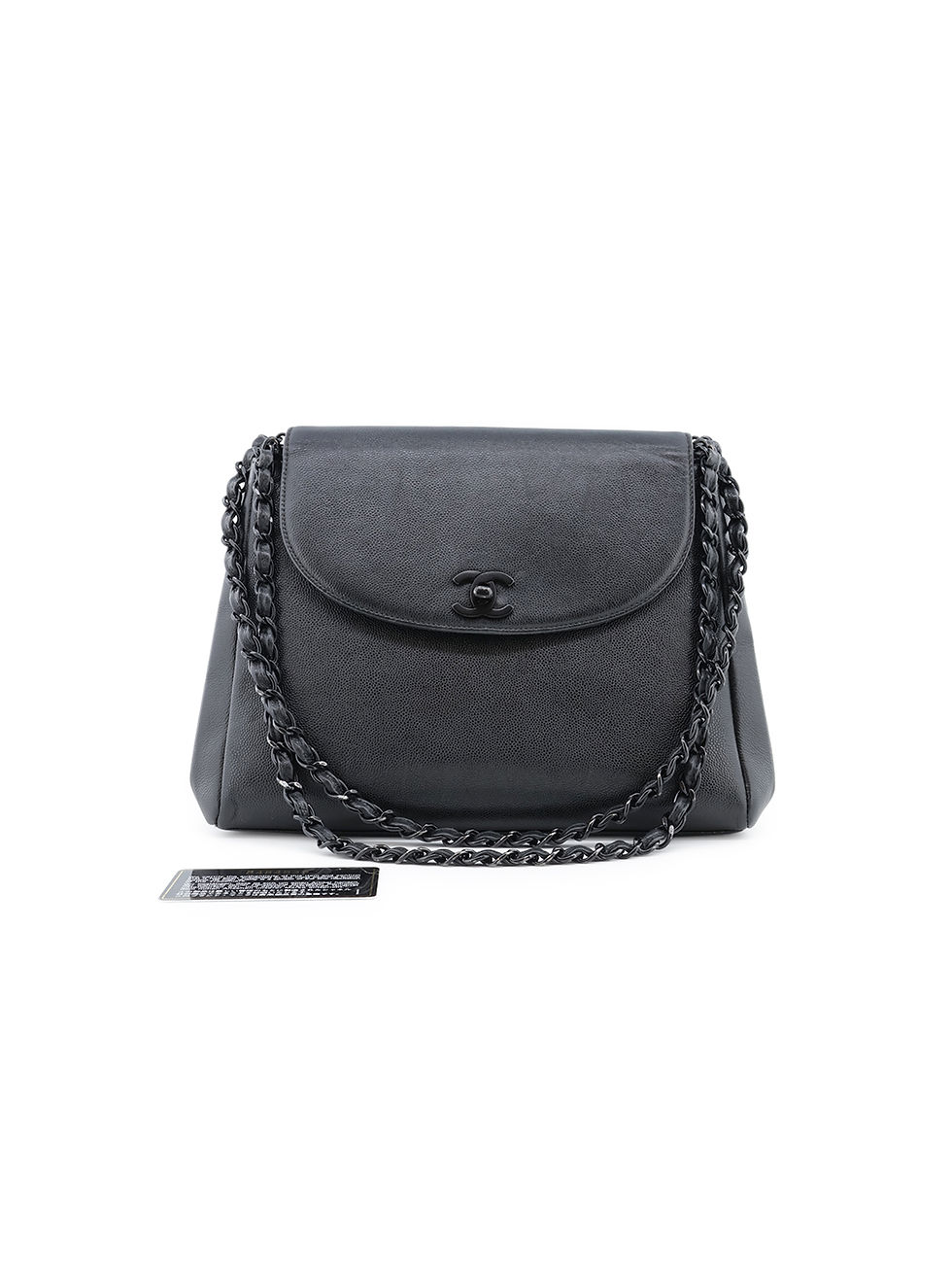 Thumbnail: Chanel CC Caviar Chain Shoulder Bag