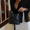 Thumbnail: Chanel Chocolate Bar Drawstring Handbag