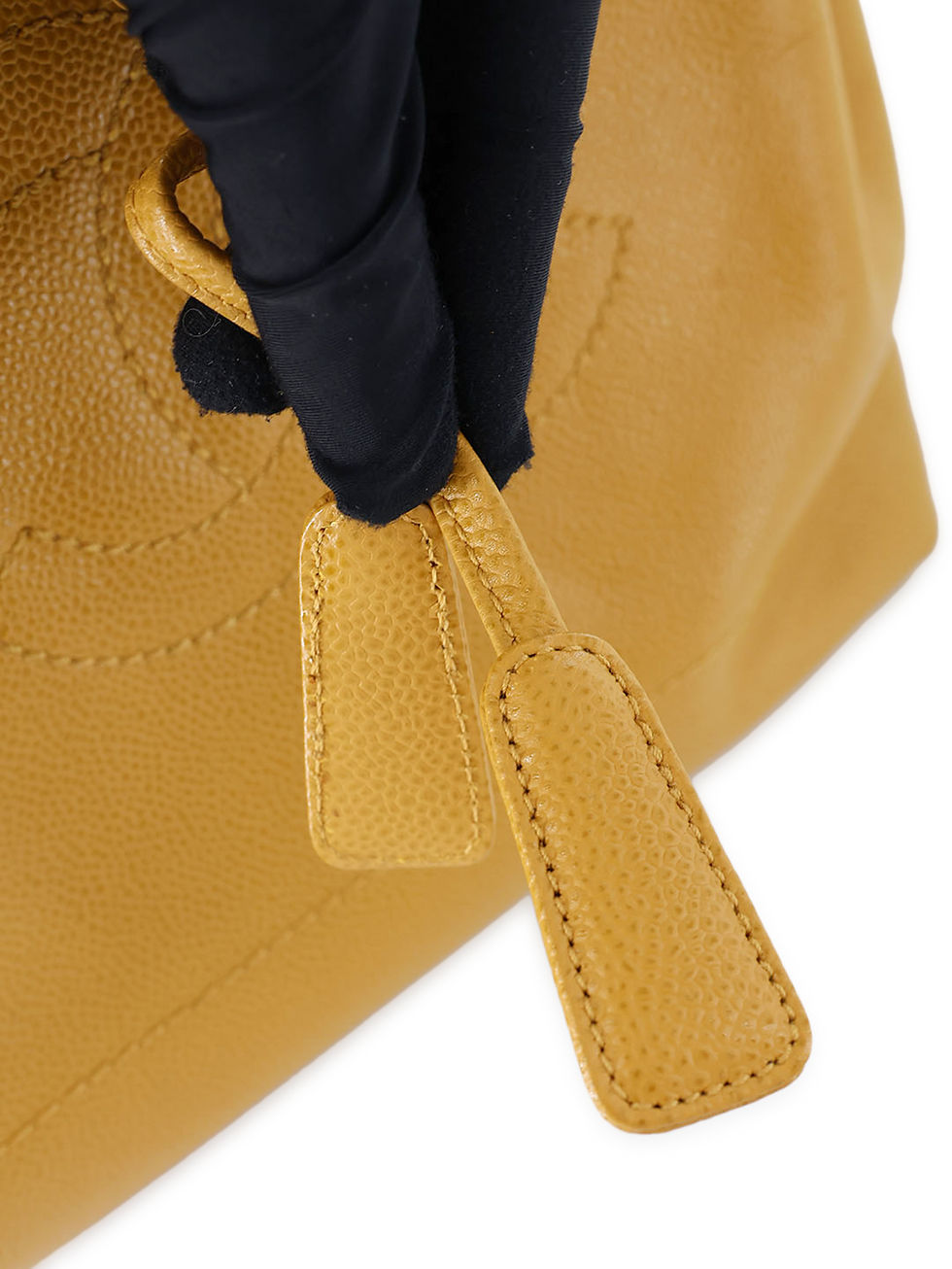 Thumbnail: Chanel CC Caviar Drawstring Tote Bag