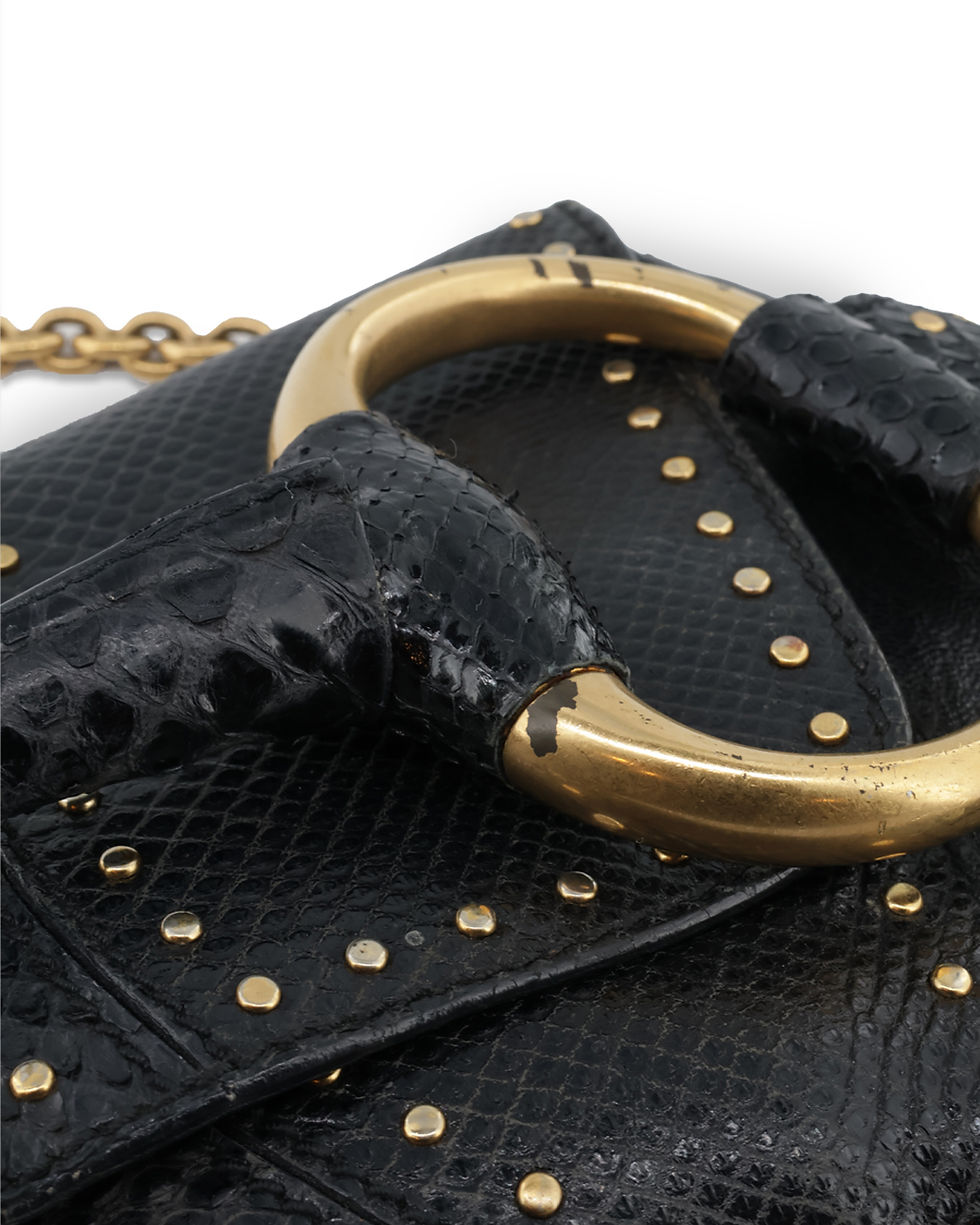Thumbnail: Gucci Horsebit Chain Shoulder Bag
