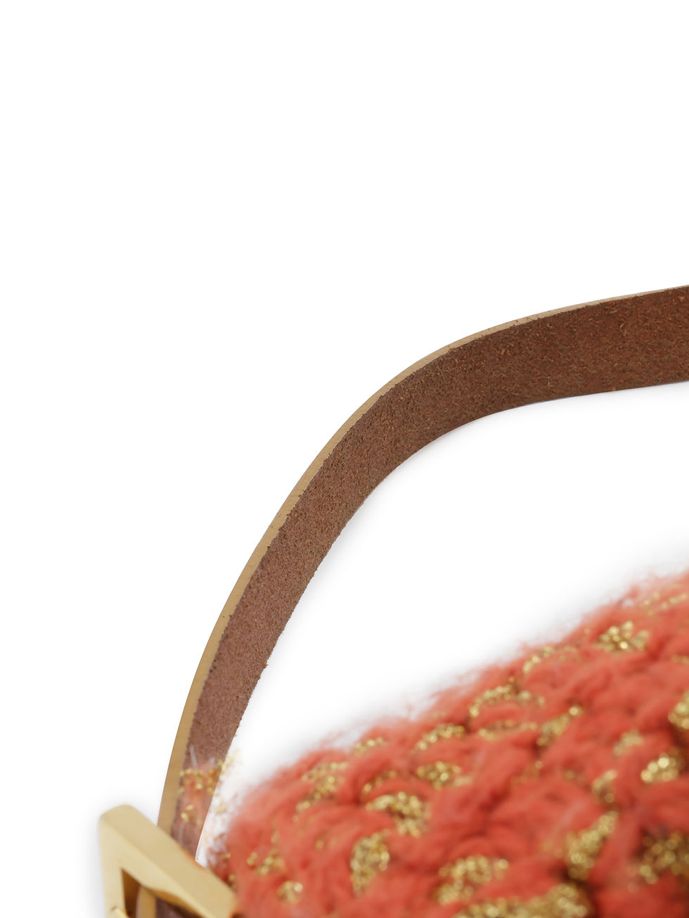 Thumbnail: Fendi Baguette Knit Shoulder Bag