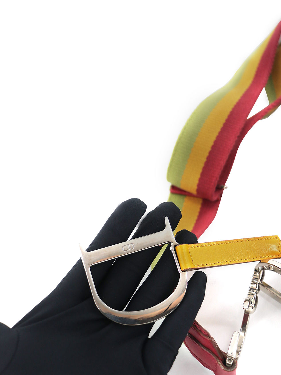 Thumbnail: Christian Dior 2004 Rasta Saddle Bag