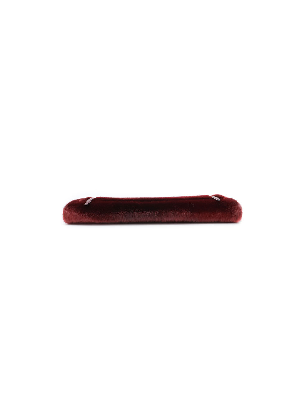 Thumbnail: Loewe Bordeaux Leather Fur Handbag